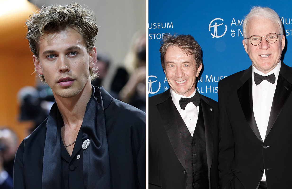 Austin Butler, Martin Short &amp; Steve Martin. (Photos: Everett Collection)