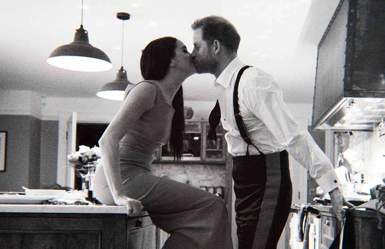 Meghan Markle and Prince Harry. (Photo: Netflix)