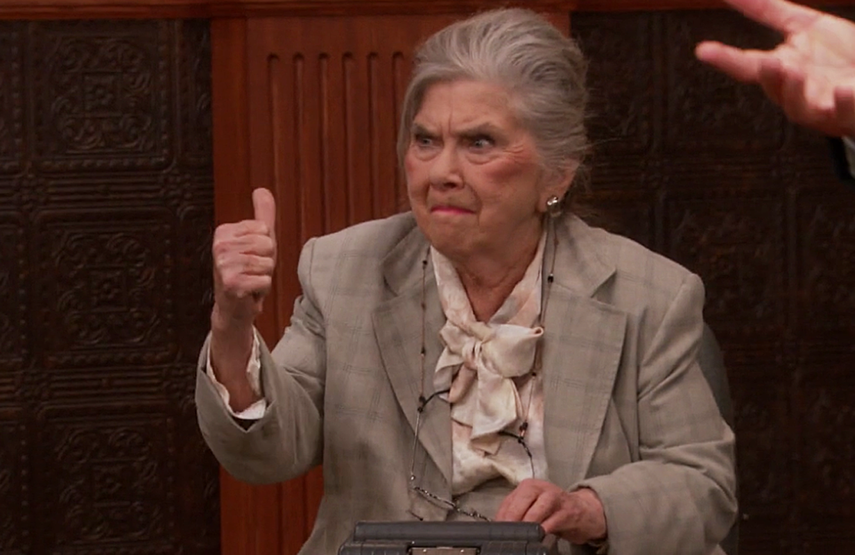 Helen Slayton-Hughes in Parks &amp; Recreation. (Photo: NBC)