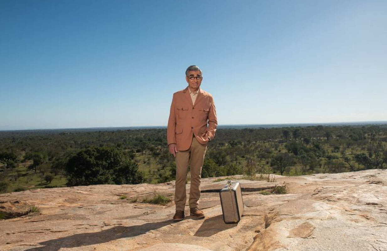 Eugene Levy in The Reluctant Traveler. (Photo: Apple TV+)