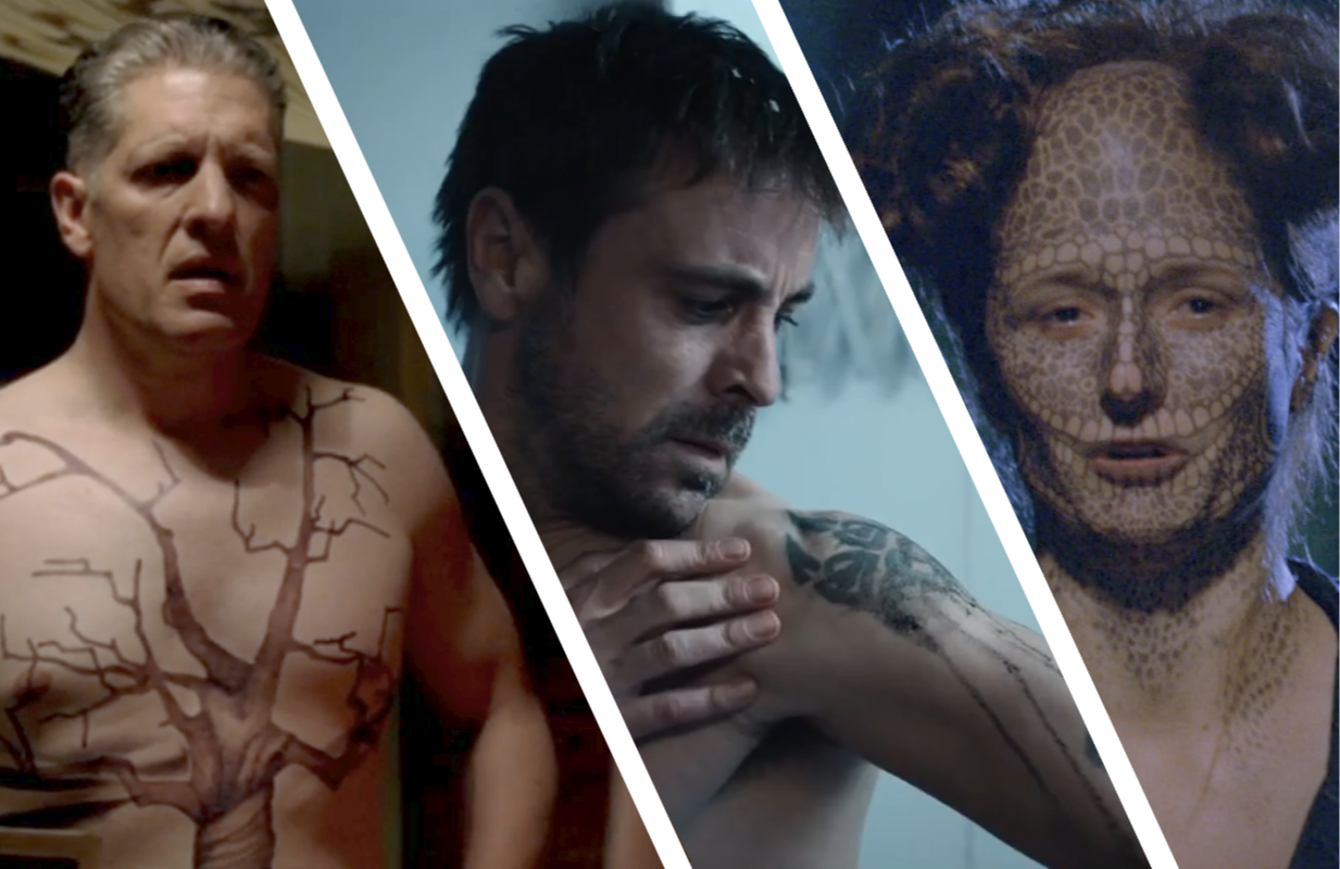 Clancy Brown in Carnivale, Emun Elliott in The Rig, Grace Gummer in Freak Show (Photos: HBO, Prime Video, FX)