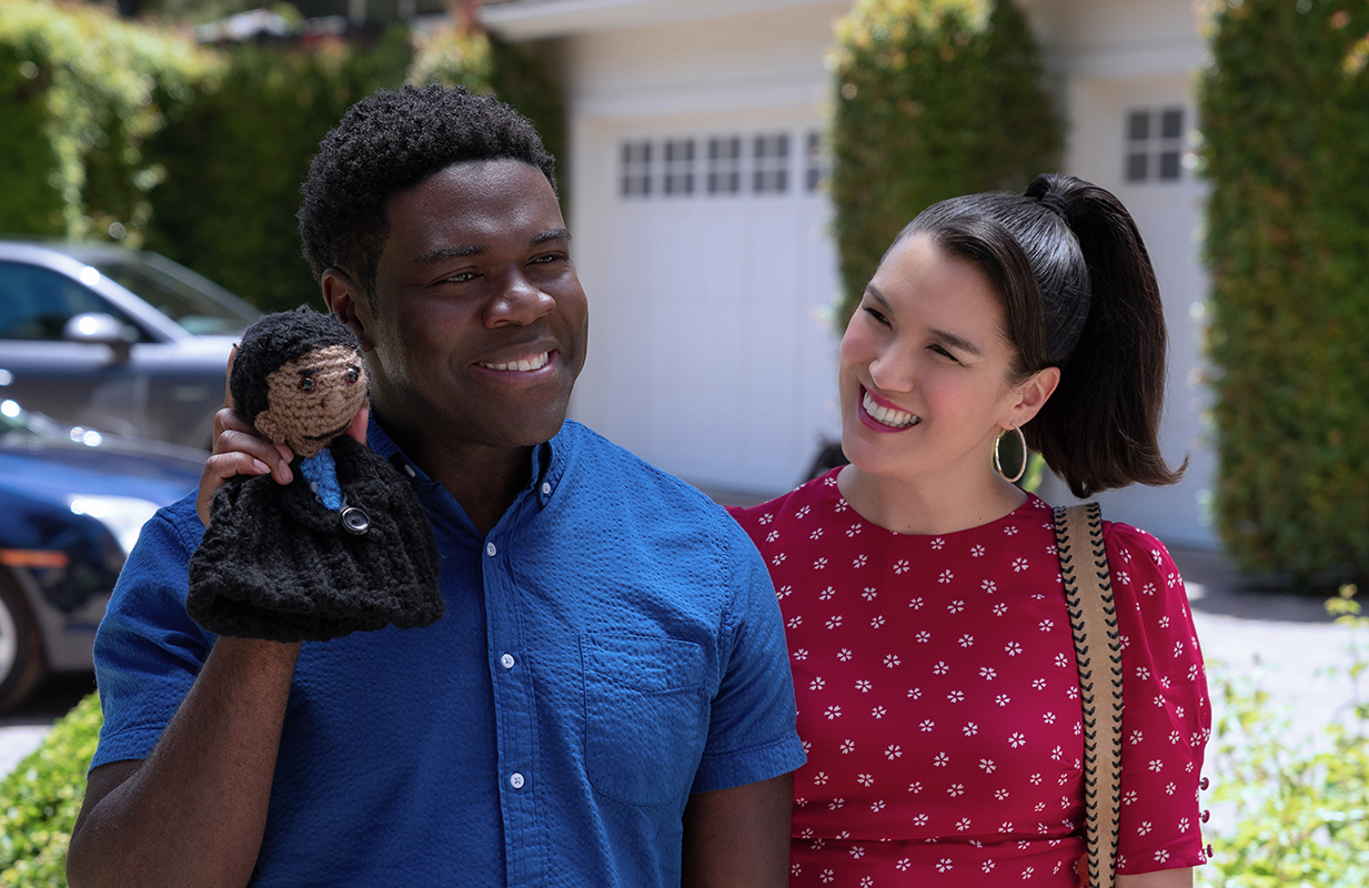 Sam Richardson and Zoë Chao in The Afterparty Season 2. (Photo: Apple TV+)