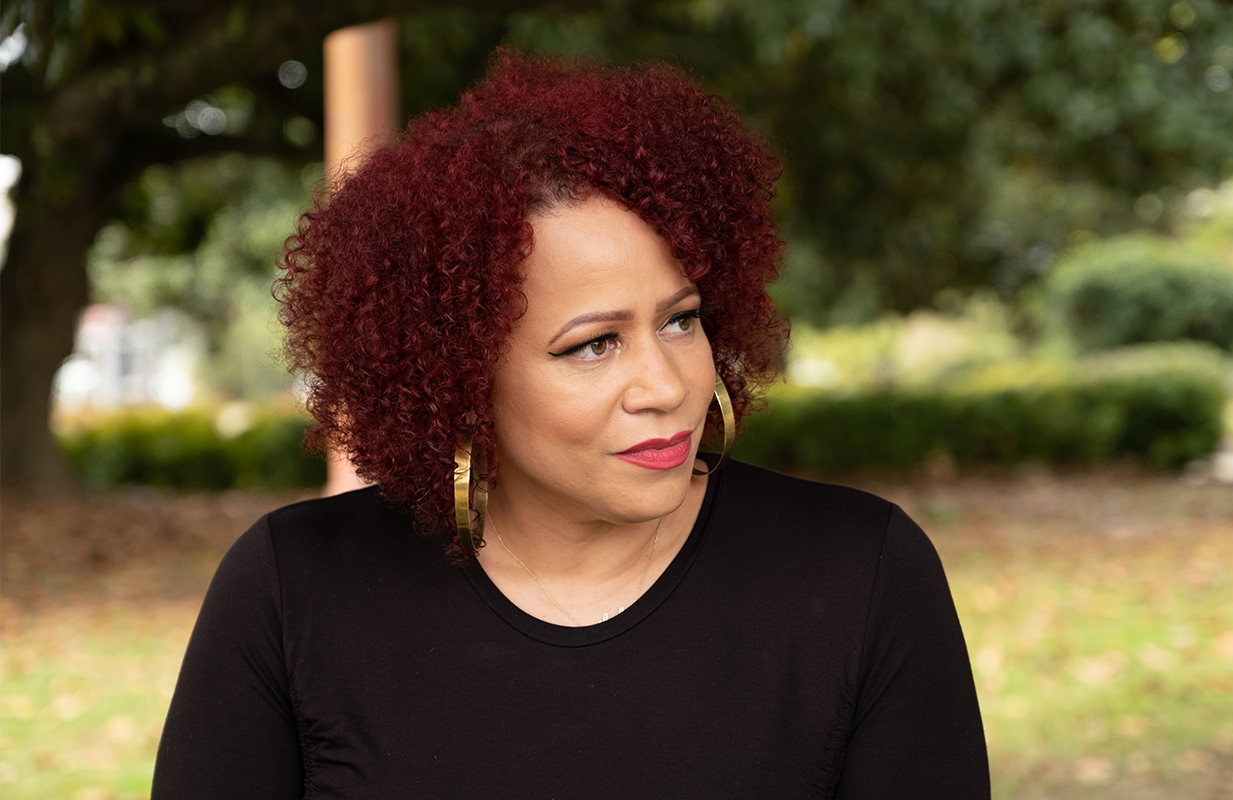 Nikole Hannah-Jones in The 1619 Project (Photo: Hulu)