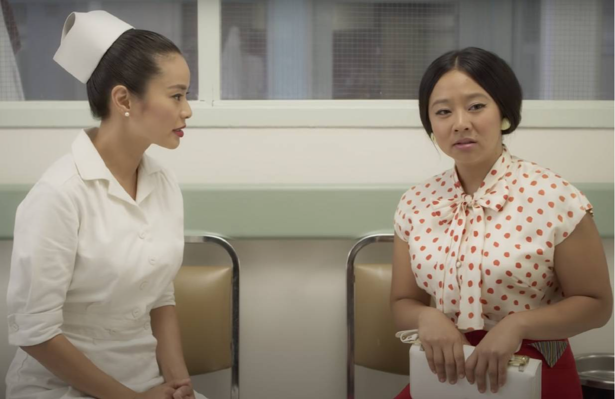 Jamie Chung and Stephanie Hsu in Awkwafina is Nora From Queens