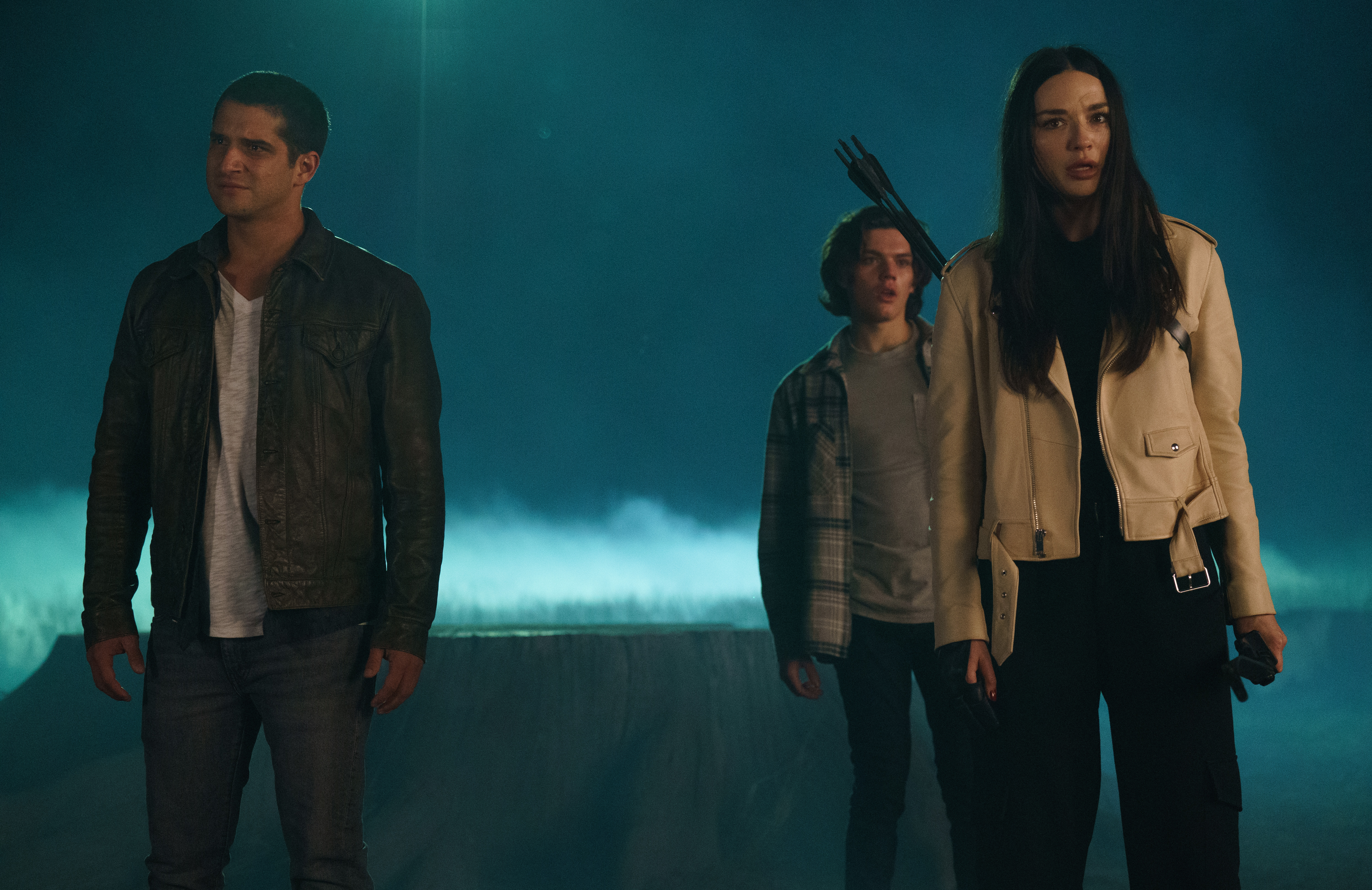 Tyler Posey, Vince Mattis, and Crystal Reed in Teen Wolf: The Movie (photo: Curtis Bonds Baker/MTV Entertainment)