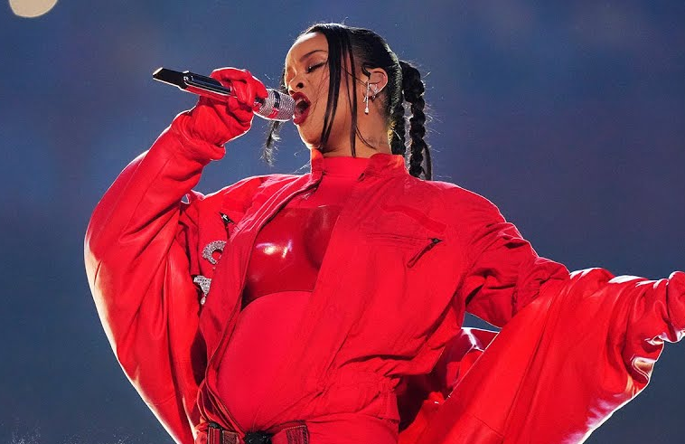 Rihanna at Super Bowl LVII