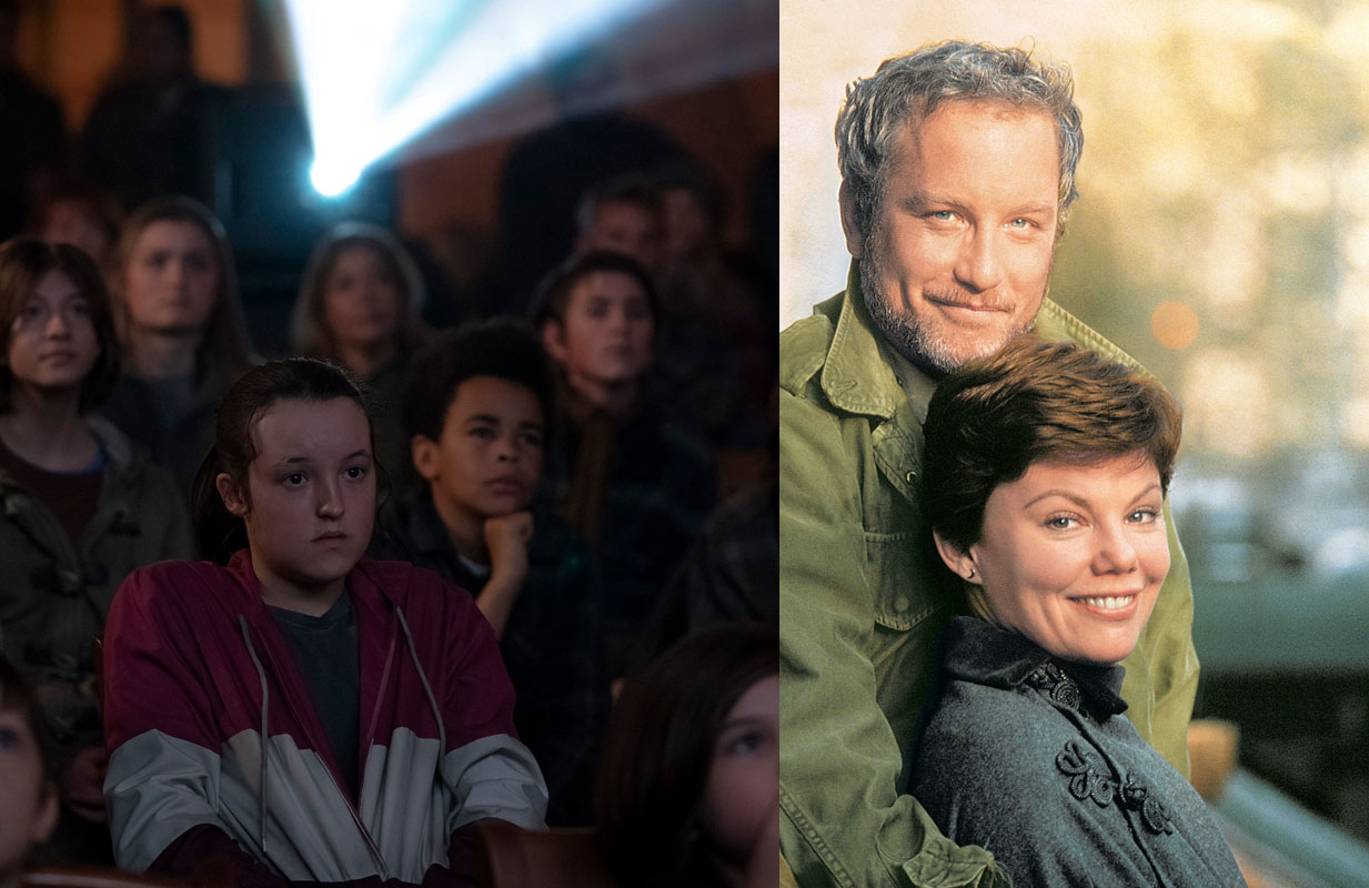 Bella Ramsey in The Last of Us; Richard Dreyfuss and Marsha Mason in The Goodbye Girl (Photo: Liane Hentscher/HBO; Everett Collection)