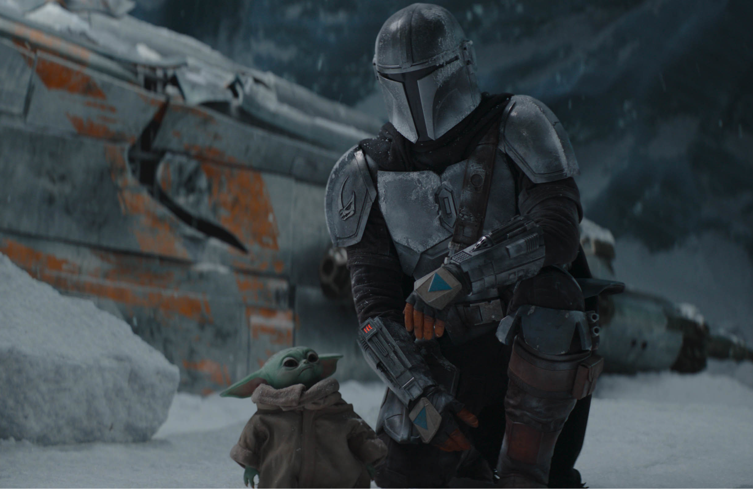 Pedro Pascal and Grogu in The Mandalorian (Photo: Disney+)