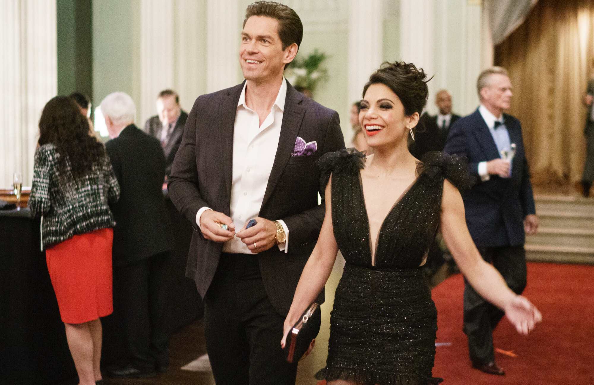 Steve Howey and Ginger Gonzaga in True Lies (Photo: Jace Downs/CBS)
