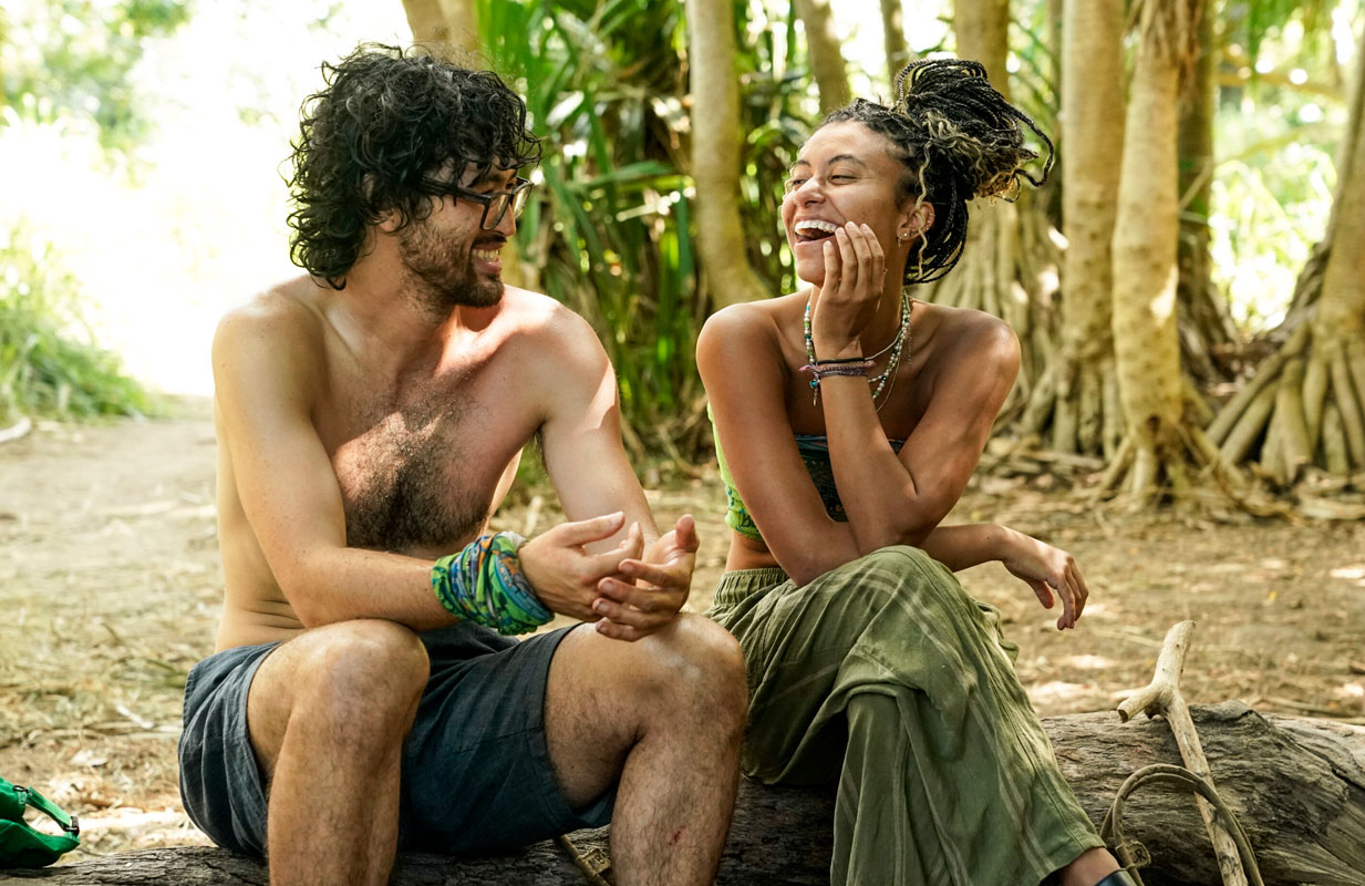 Matt Blankinship and Claire Rafson on Survivor (photo: Robert Voets/CBS)