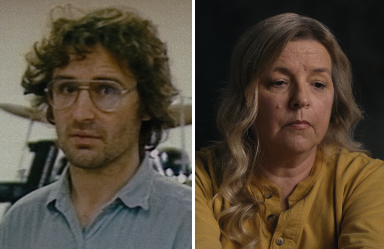 Branch Davidian leader David Koresh and Kathy Schroeder, one of his spiritual wives. (Photos: Netflix)