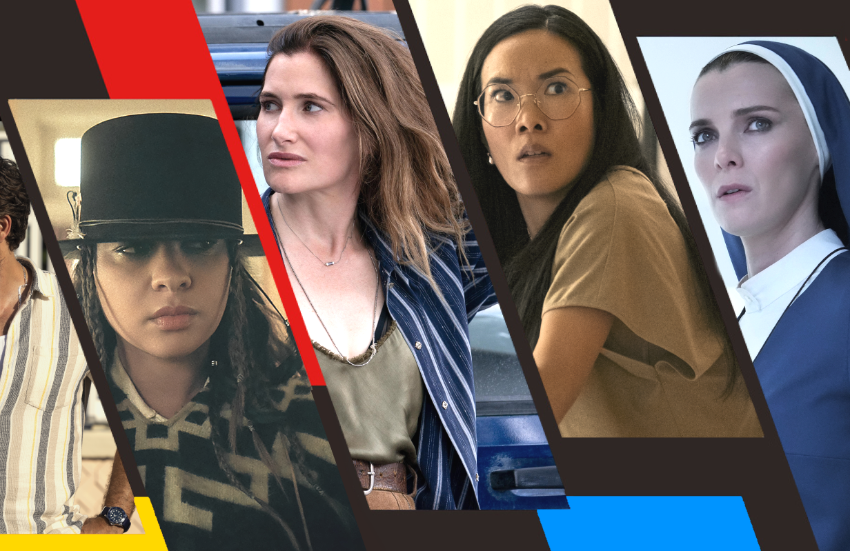 Jasmine Cephas Jones in Blindspotting, Kathryn Hahn in Tiny Beautiful Things, Ali Wong in Beef, and Betty Gilpin in Mrs. Davis