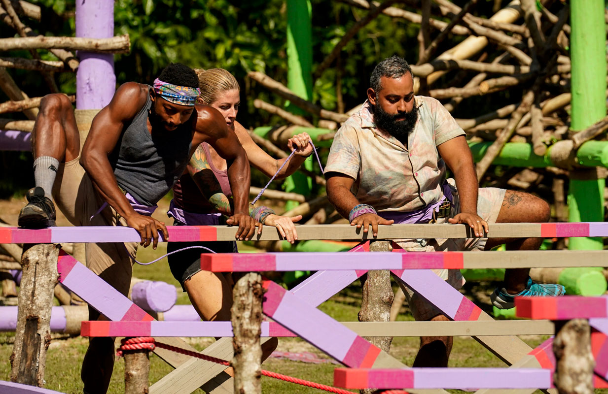 Josh Wilder, Carolyn Wiger, Yam Yam Arocho (Photo: Robert Voets/CBS)