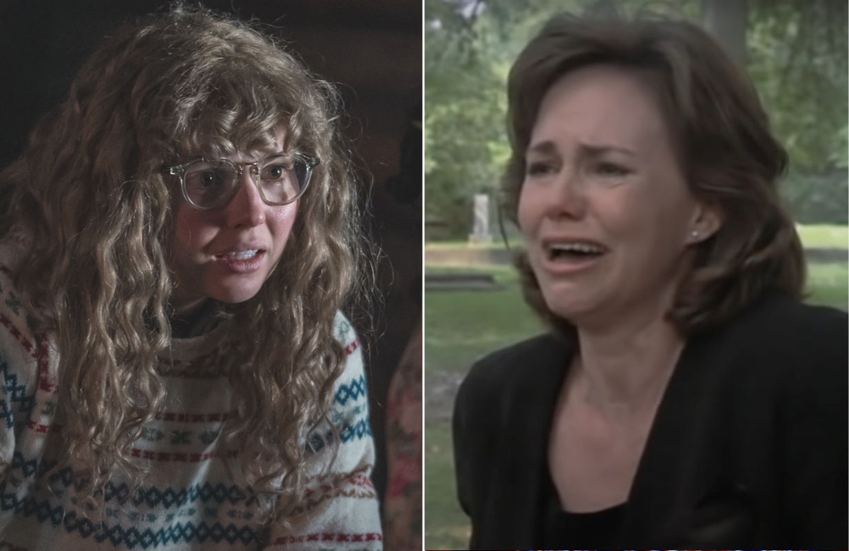 Samantha Hanratty in Yellowjackets, alongside Sally Field in Steel Magnolias (Photos: Kailey Schwerman/Showtime; TriStar Pictures)