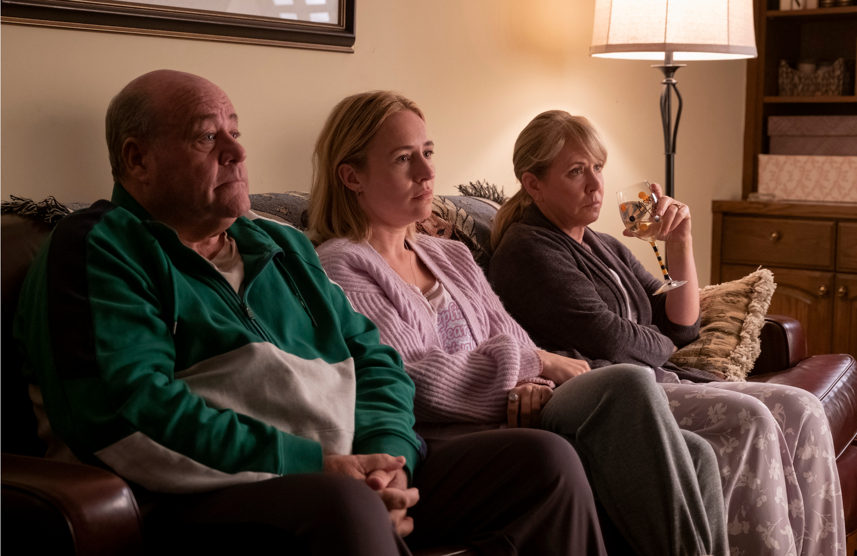 Michael Dempsey, Sarah Goldberg, and Romy Rosemont in Barry (Photo: Merrick Morton/HBO)