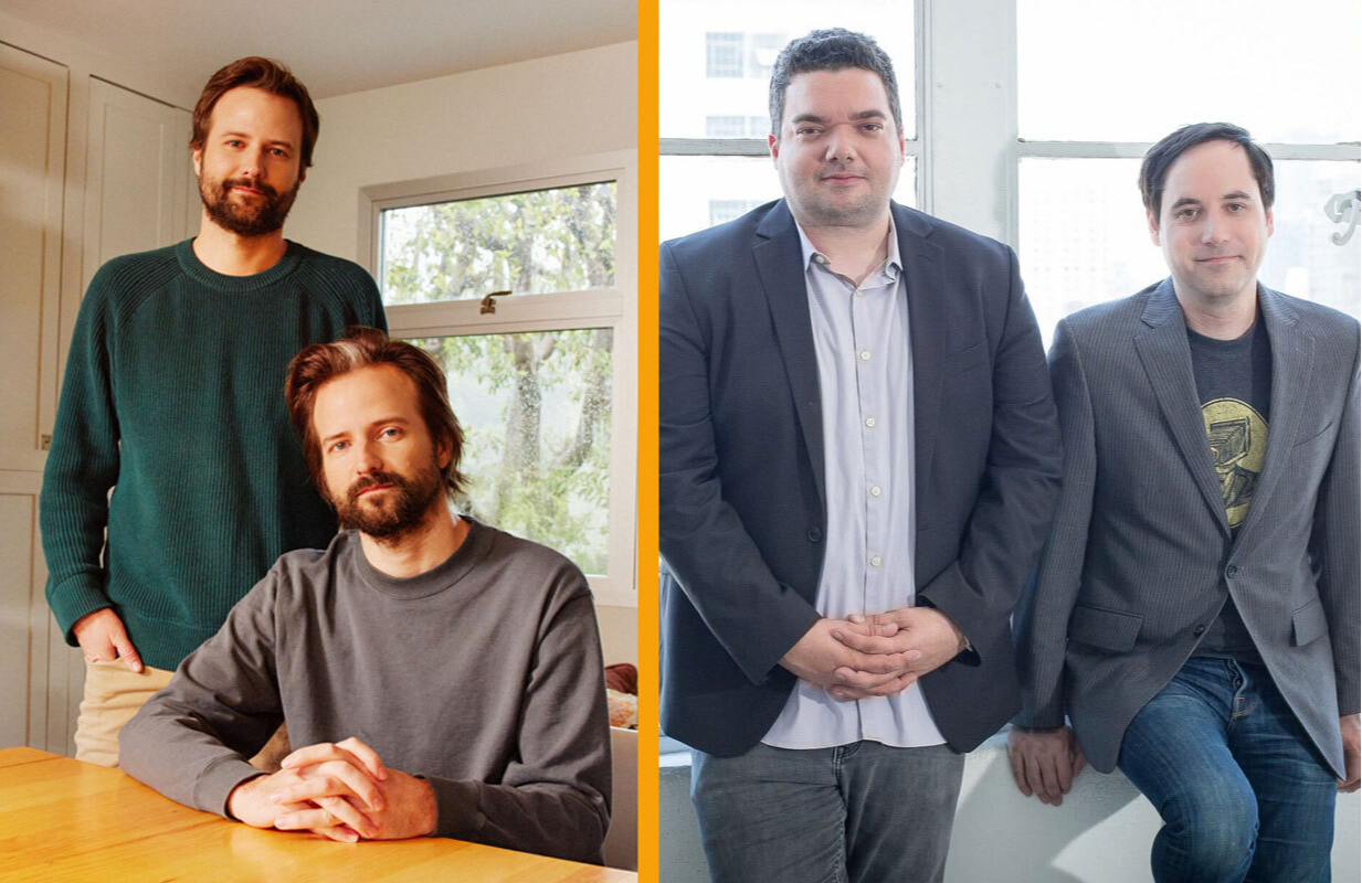 The Duffer Brothers, Jeffrey Addis and Will Matthews (Photo: Netflix)
