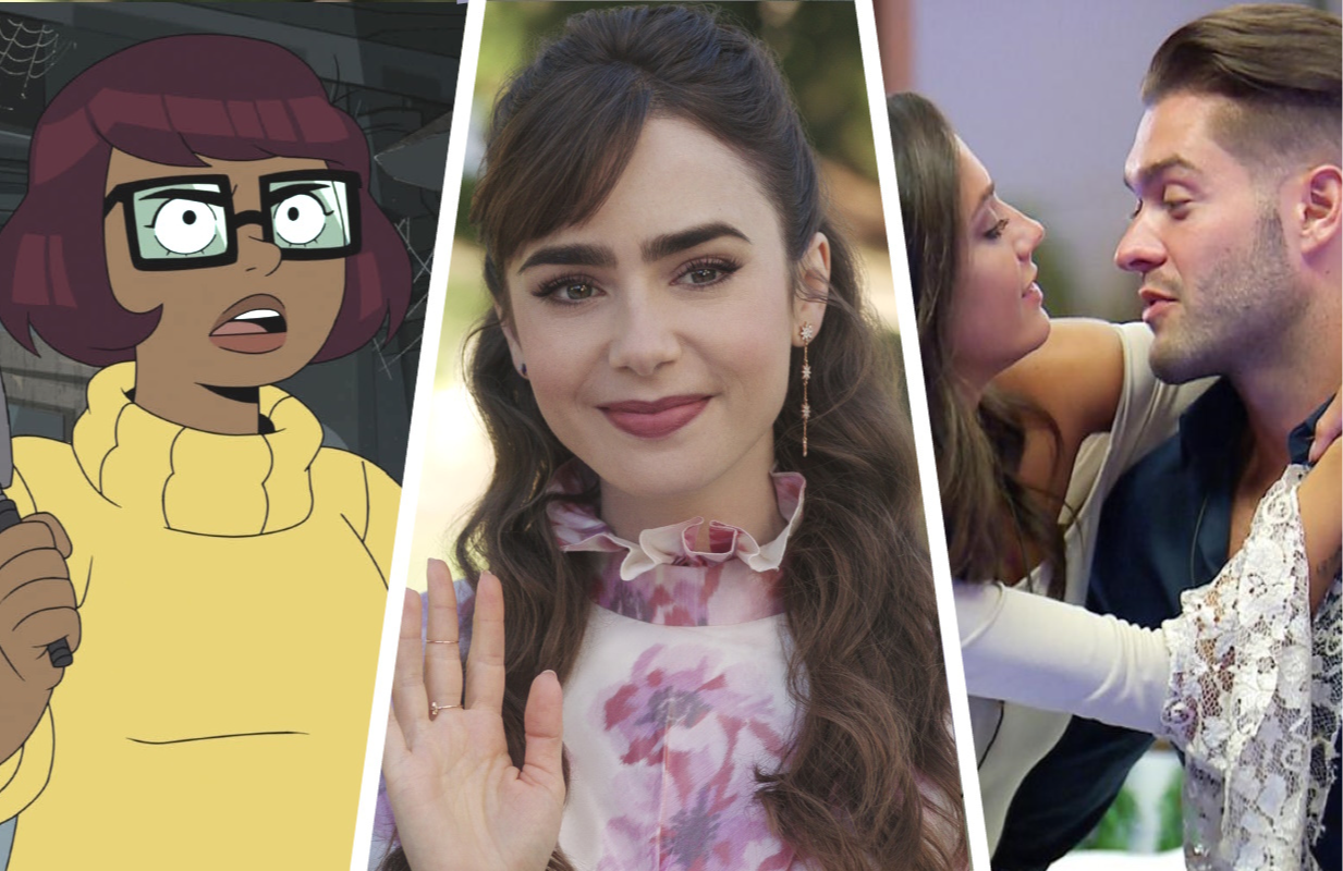 Velma, Emily in Paris, Love Island U.K. (Photos: HBO Max/Netflix/ITV/Hulu)