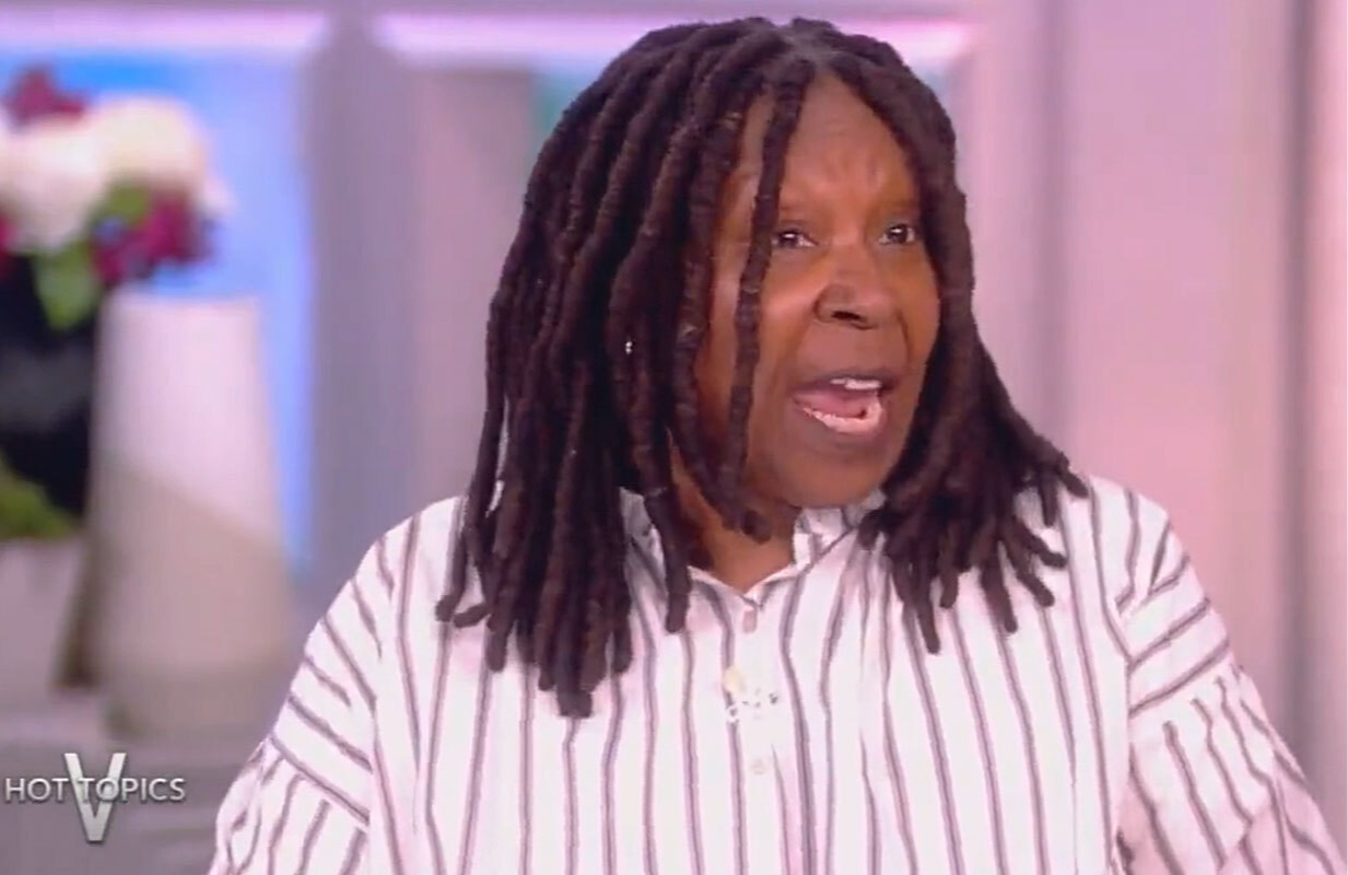 Co-host Whoopi Goldberg starts the celebration (Image: The View)
