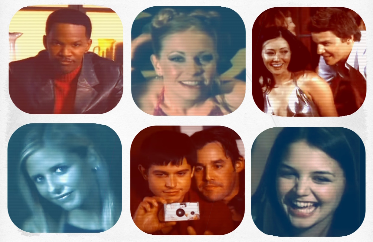 Jamie Foxx, Melissa Joan Hart, Shannen Doherty, David Boreanaz, Sarah Michelle Gellar, Jason Behr, Nicholas Brendon, Katie Holmes (Images: The WB)