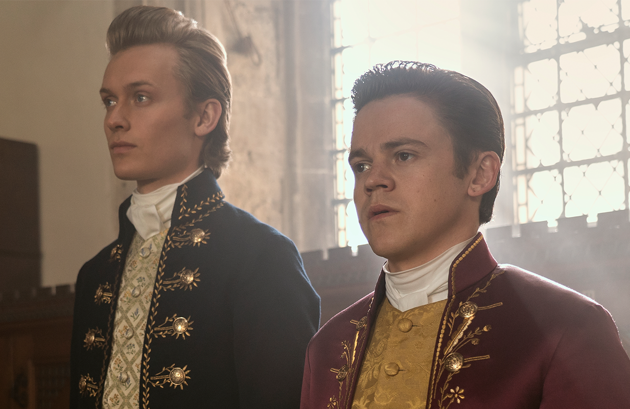 Freddie Dennis and Sam Clemmett in Queen Charlotte: A Bridgerton Story (Photo: Liam Daniel/Netflix)