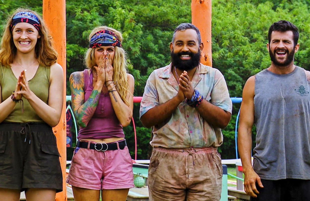 Frannie Marin, Carolyn Wiger, Yamil “Yam Yam” Arocho, and Danny Massa (photo: CBS)