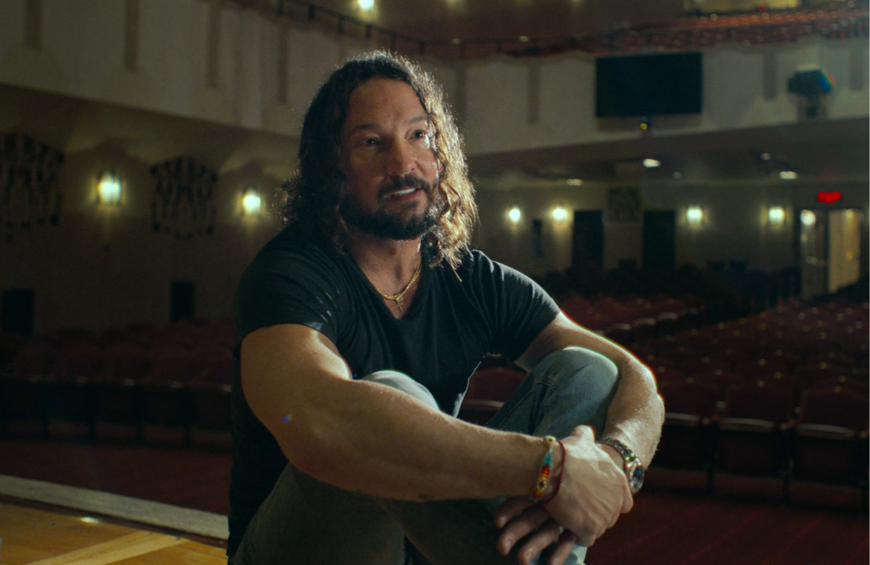 Carl Lentz being interview for The Secrets of Hillsong (Photo: FX)