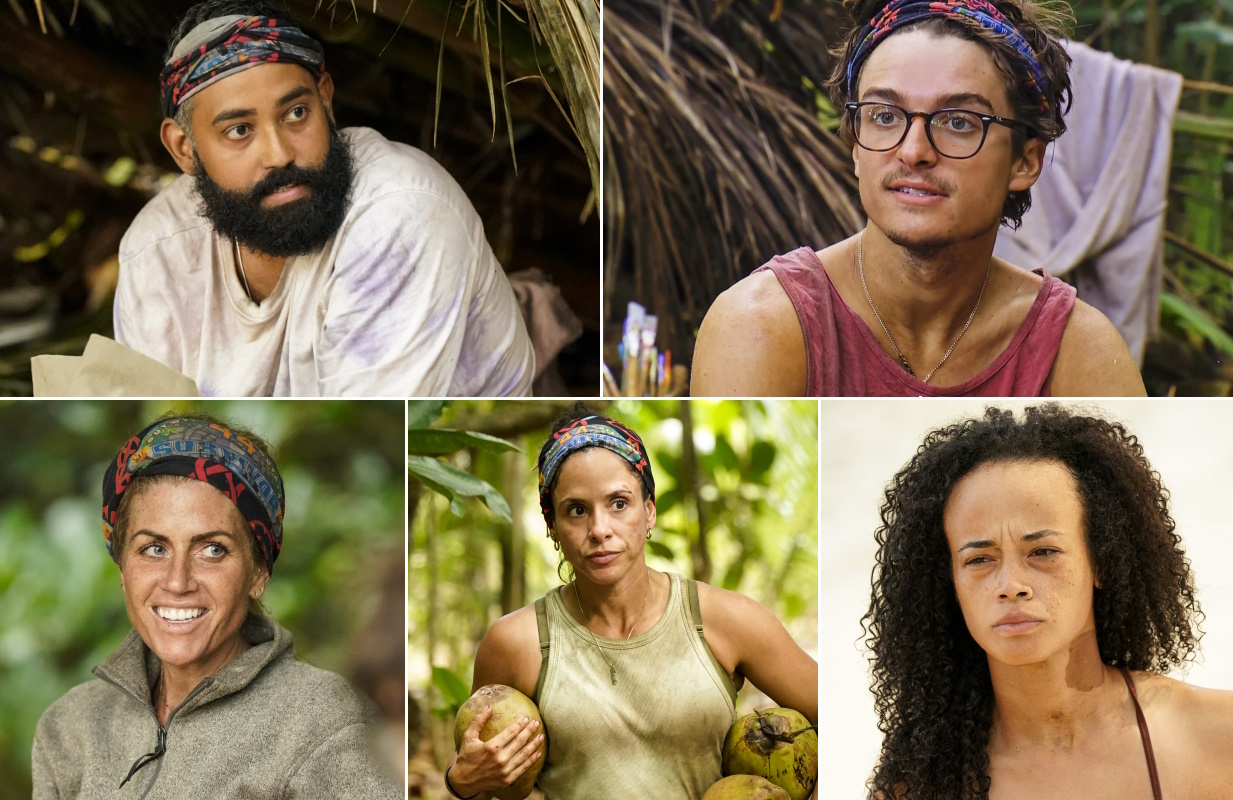 Survivor 44's final five (Photos: CBS)