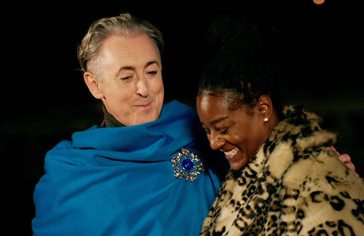 Alan Cumming and Cirie Fields in The Traitors. (Photo: Peacock)