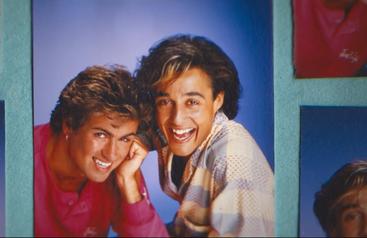 George Michael and Andrew Ridgeley in WHAM!