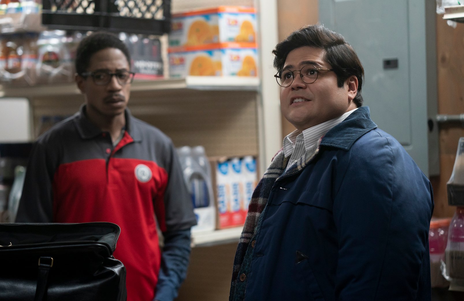 Chris Saniford and Harvey Guillén in What We Do in the Shadows (Photo: Russ Martin/FX)