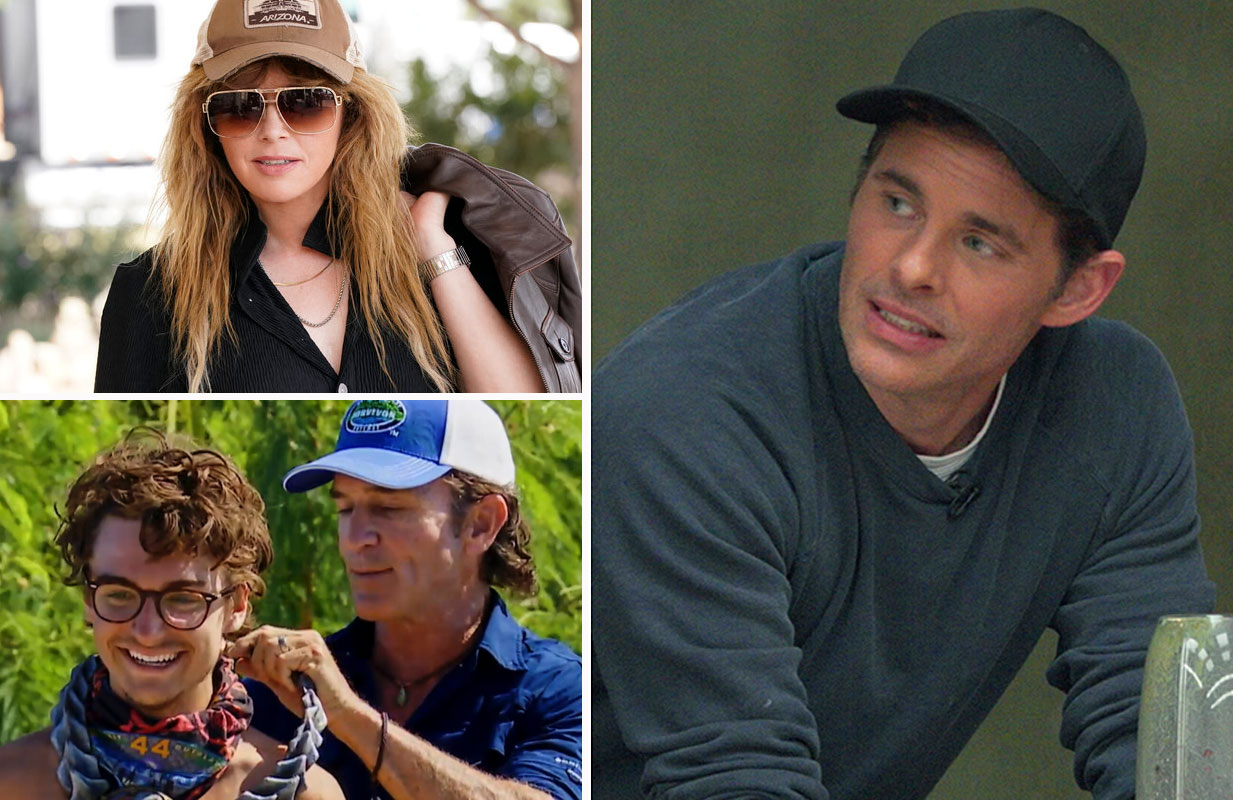 Natasha Lyonne, James Marsden, Jeff Probst, Carson Garrett (Photo: Evans Vestal Ward/Peacock; CBS; Amazon Freevee)