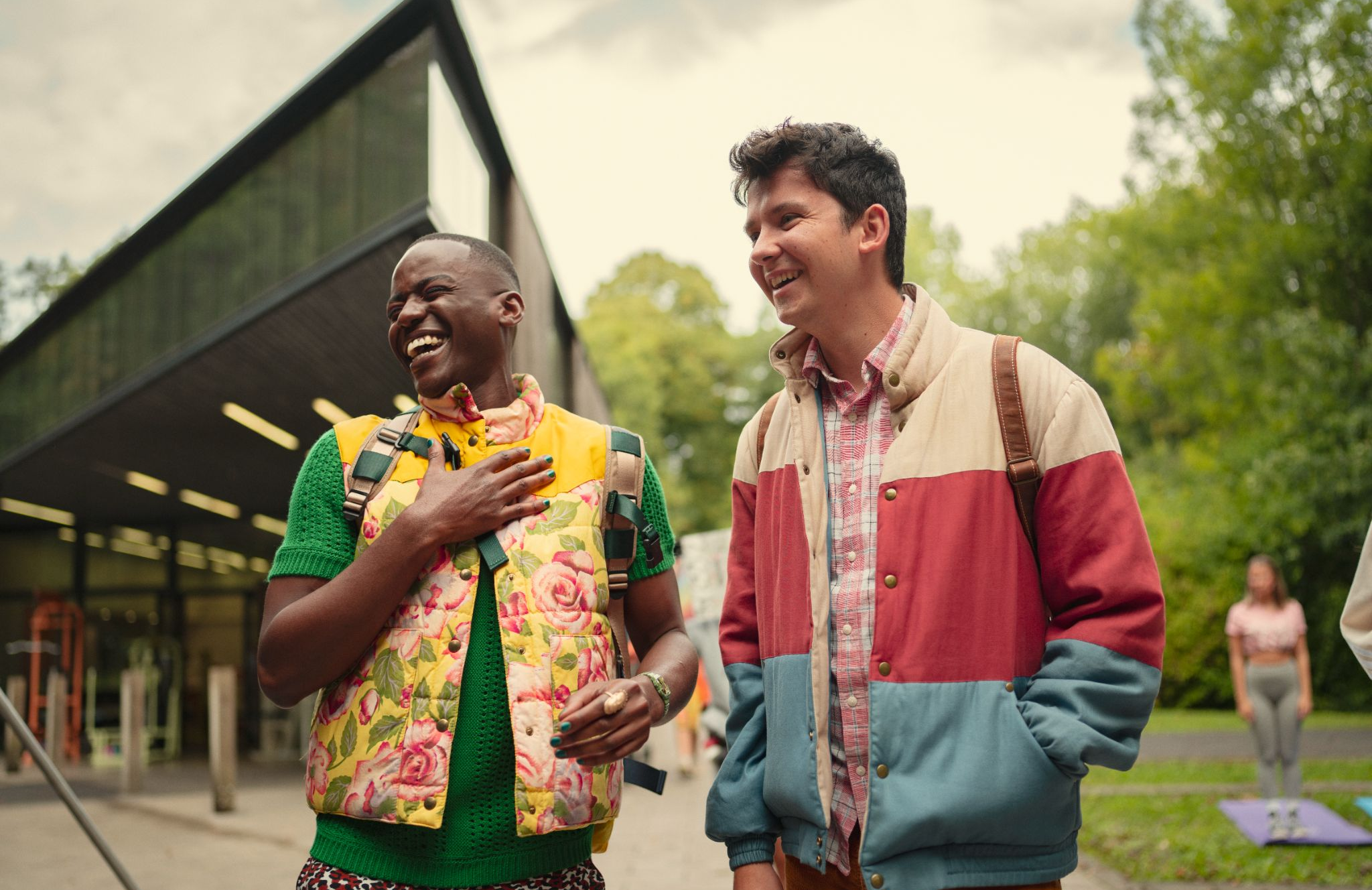 Ncuti Gatwa and Asa Butterfield in Sex Education (Photo: Netflix)