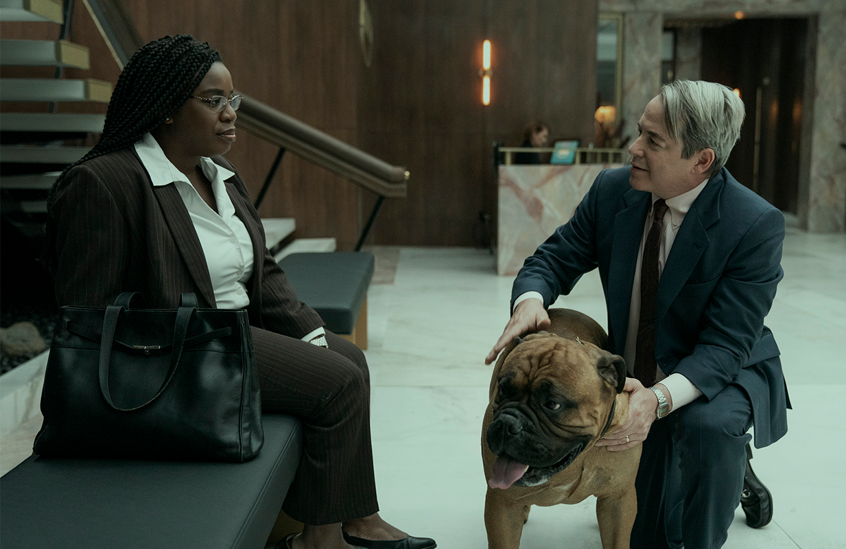 Uzo Aduba and Matthew Broderick in Painkiller (Photo: Keri Anderson/Netflix)