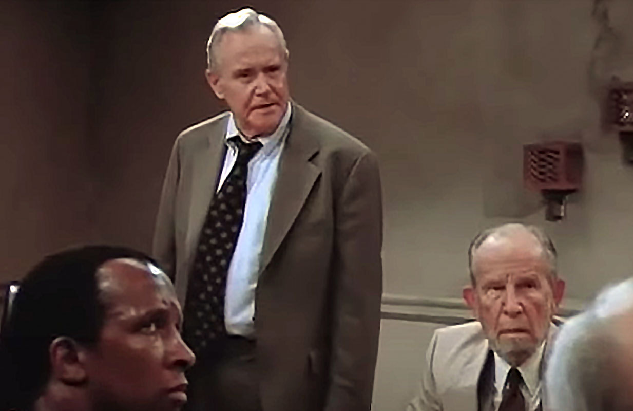 Jack Lemmon in William Friedkin's 12 Angry Men (Image: Showtime)