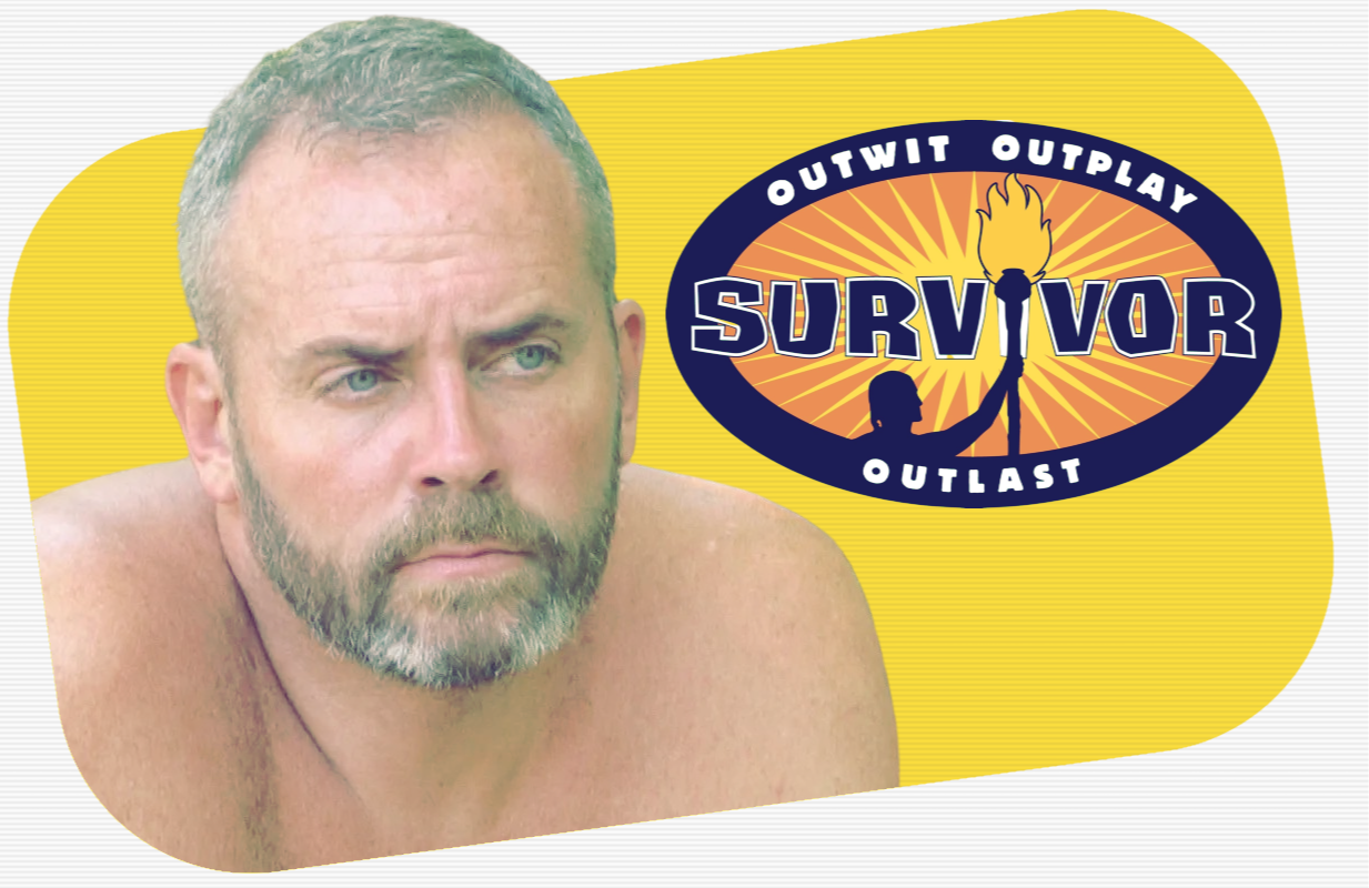 Survivor's Richard Hatch (Photo: Everett Collection; Primetimer graphic)