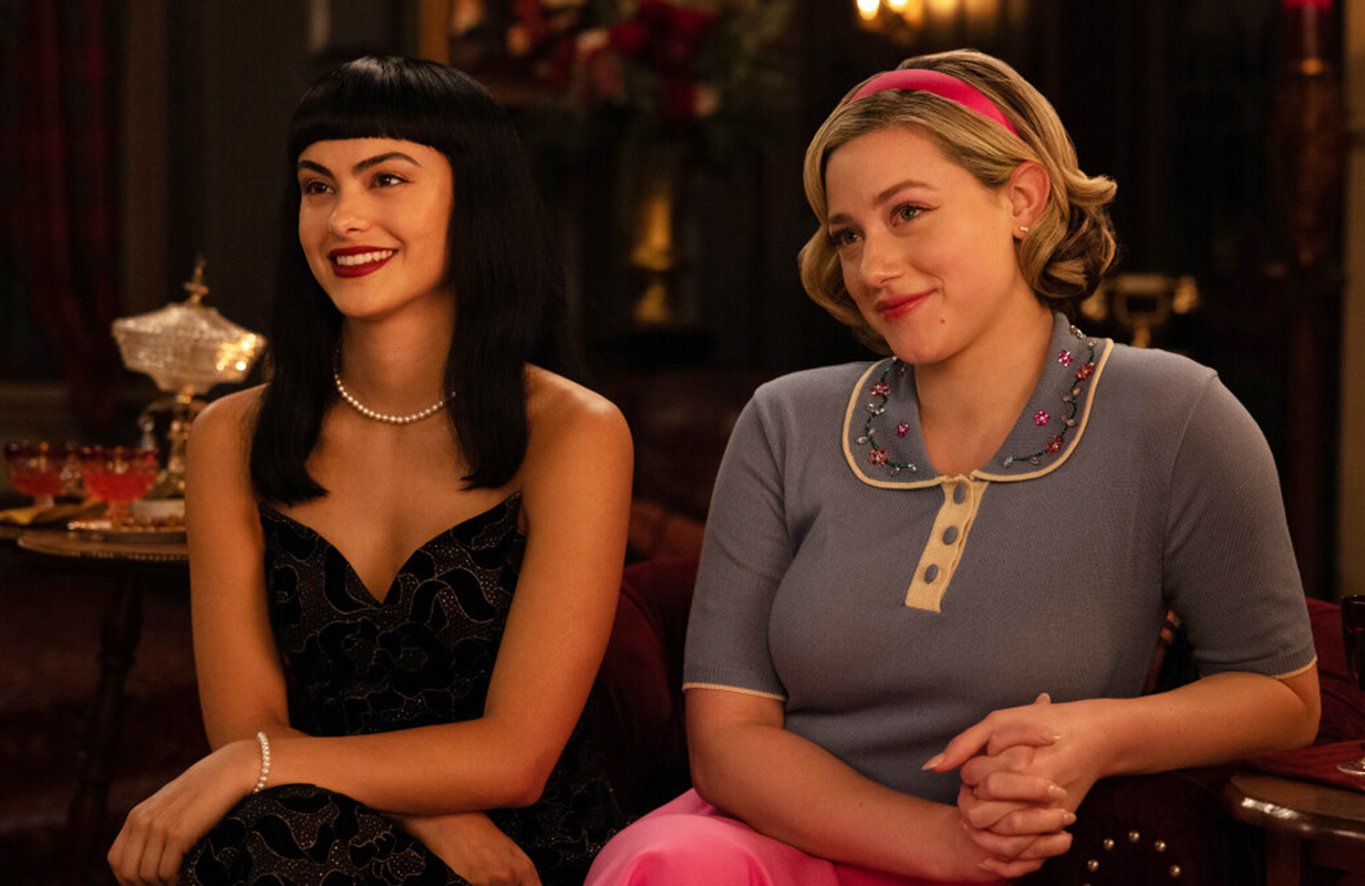 Camila Mendes and Lili Reinhart in the Riverdale series finale. (Photo: Justine Yeung/The CW)