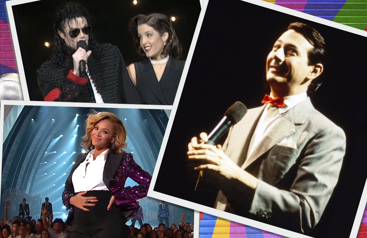 Michael Jackson, Lisa Marie Presley, Paul Reubens, Beyoncé (Photos: MTV; Everett Collection)