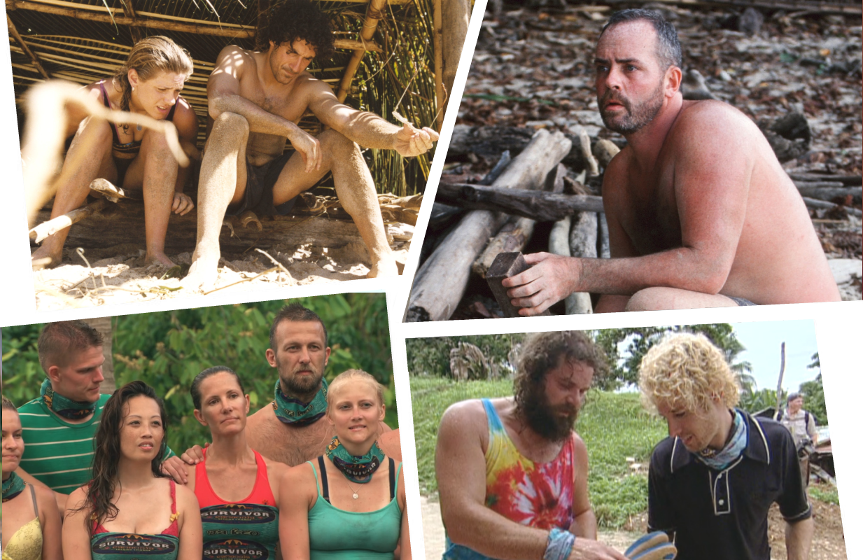 Ethan Zohn, Jenna Lewis, Richard Hatch, Spencer Bledsoe, Peih-Gee Law, Kelly Wigglesworth, Vytas Baskauskas, Kelley Wentworth, Rupert Boneham, Jonny Fairplay (Photos: CBS)