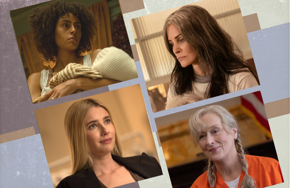 Clockwise: The Changeling, Shining Vale, American Horror Story: Delicate, Only Murders in the Building (Photos: Apple TV+/Starz/FX/Hulu)