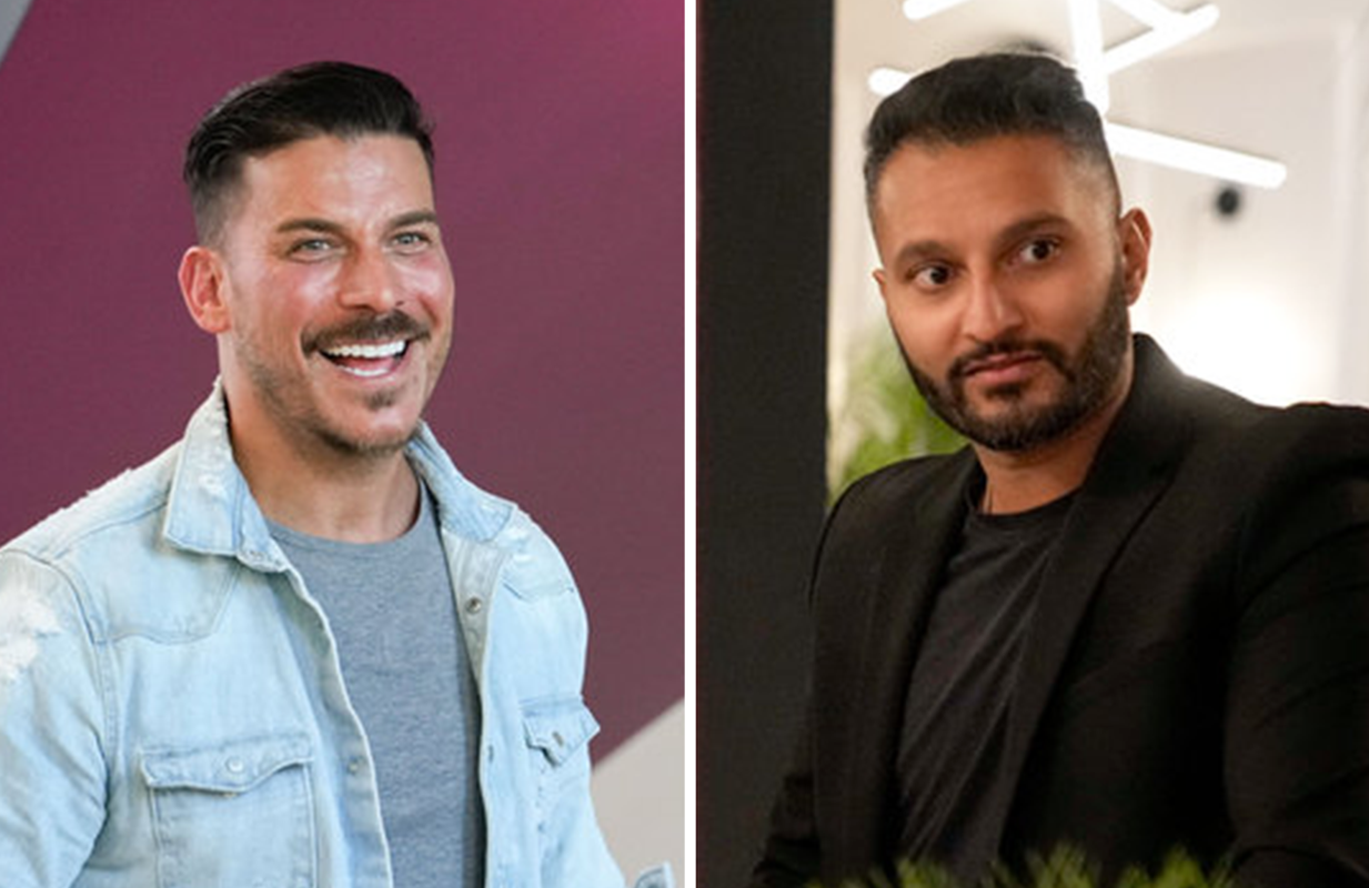 Jax Taylor and Shake Chatterjee in House of Villains (Photo: Casey Durkin/E! Entertainment)