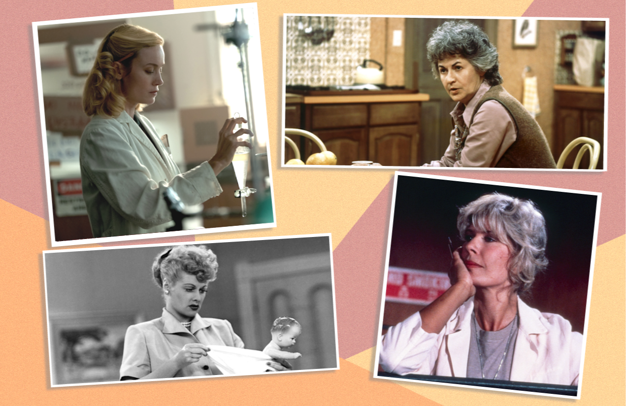 Clockwise: Lessons in Chemistry, Maude, M*A*S*H, I Love Lucy
