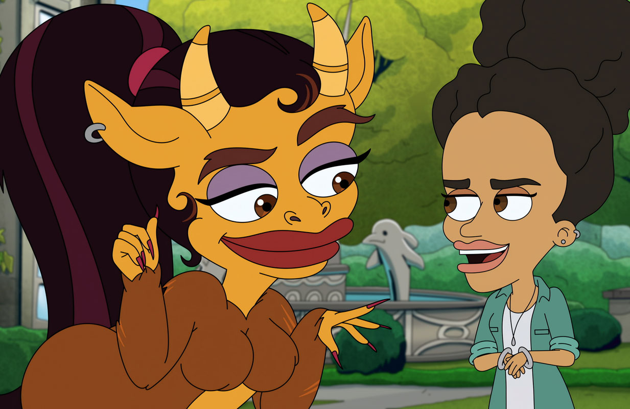 Megan Thee Stallion and Zazie Beetz as voices on Big Mouth (Photo: Netflix)