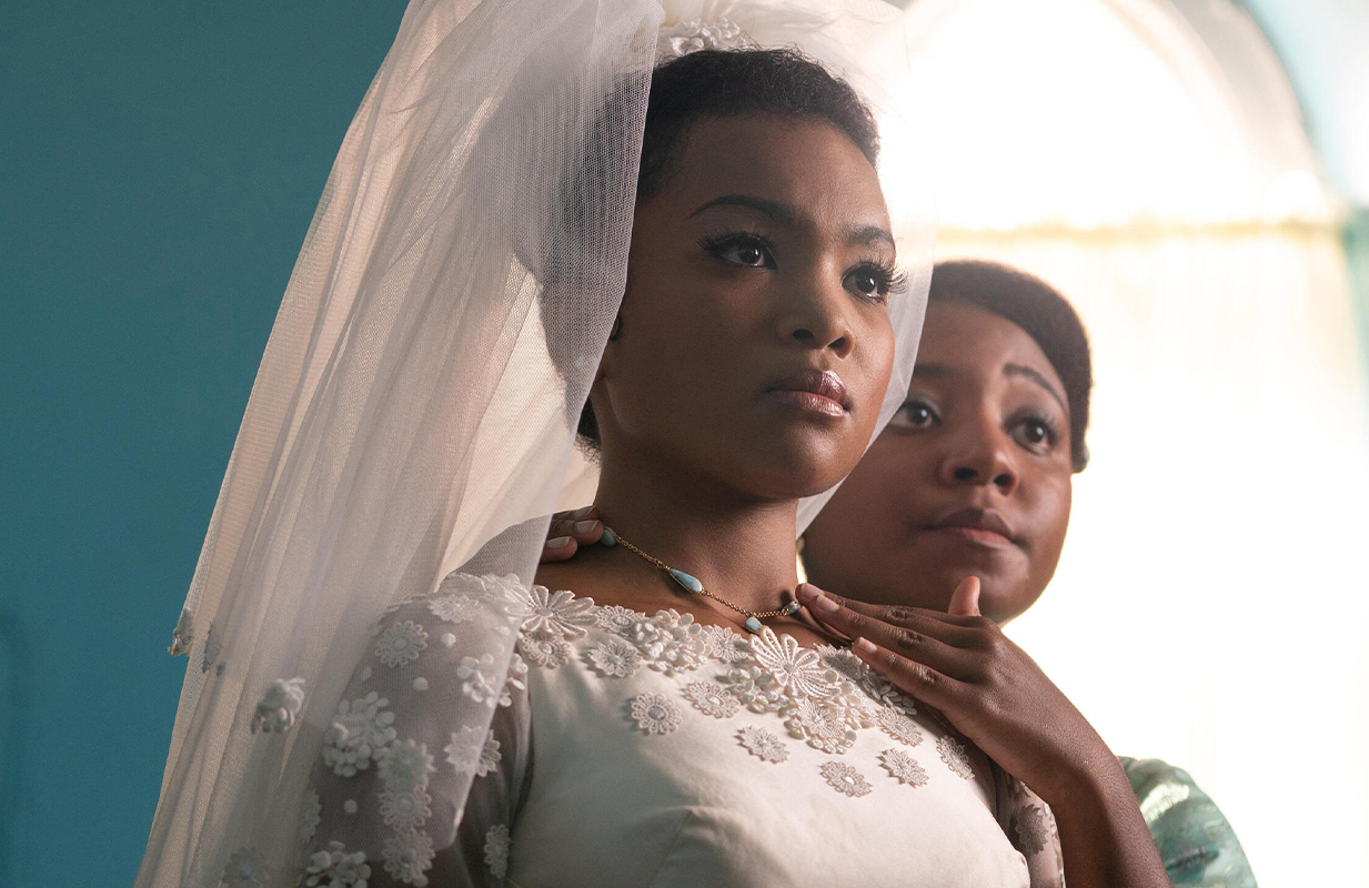 Mia Isaac in Black Cake (Photo: James Van Evers/Hulu)