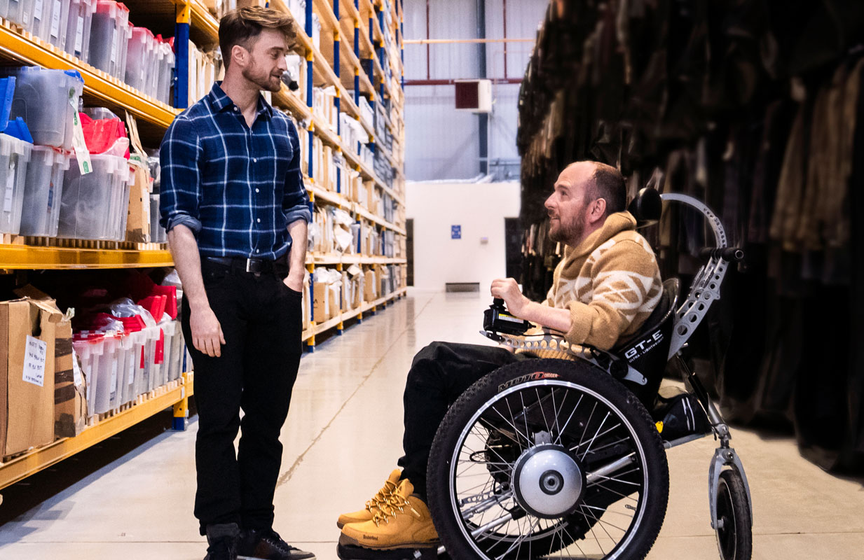 Daniel Radcliffe and David Holmes in The Boy Who Lived (photo: HBO)