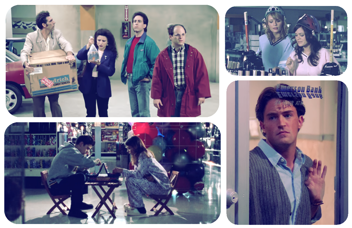 Seinfeld, The O.C., Friends, Dawson's Creek (photos: NBC, Fox, Warner Bros.)