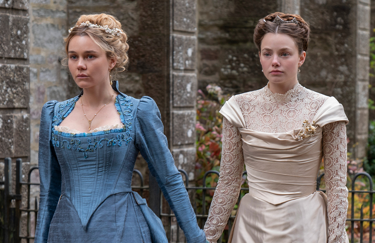 Imogen Waterhouse and Kristine Frøseth in The Buccaneers Season 1 finale (Photo: Apple TV+)