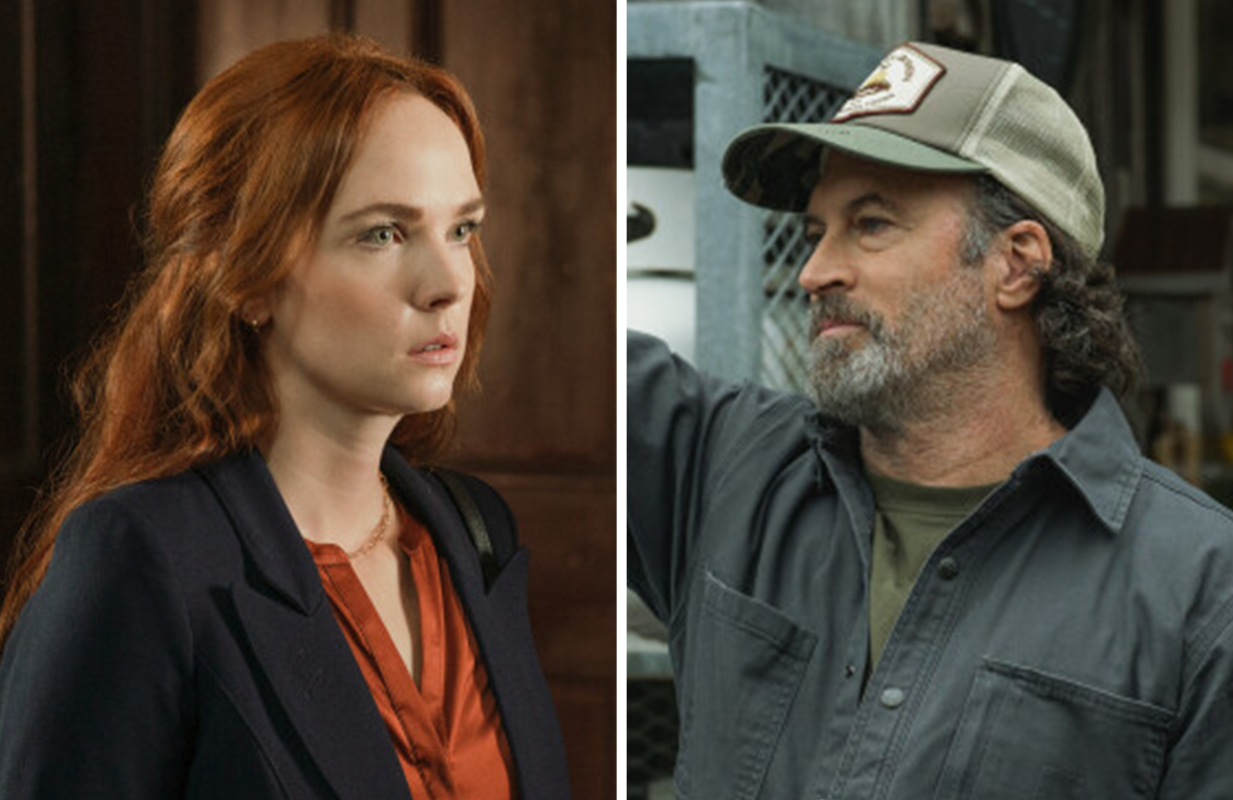 Morgan Kohan and Scott Patterson in the Sullivan's Crossing Season 1 finale (Photo: Fremantle)