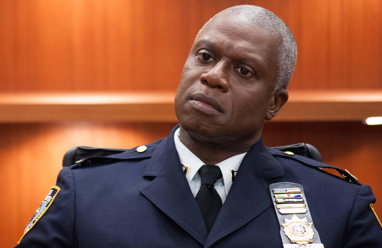 The late Andre Braugher as Captain Raymond Holt in Brooklyn Nine-Nine (Photo: Everett Collection)