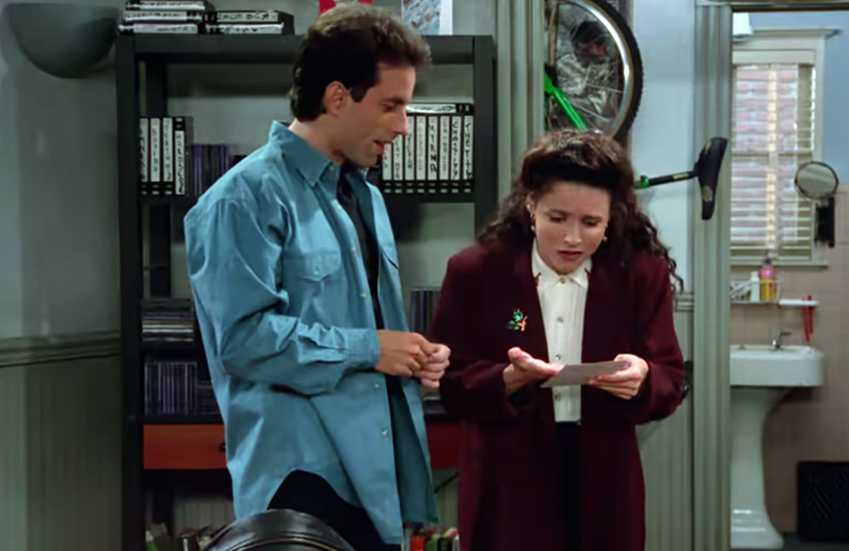 Jerry Seinfeld and Julia Louis-Dreyfus (Photo: NBC)