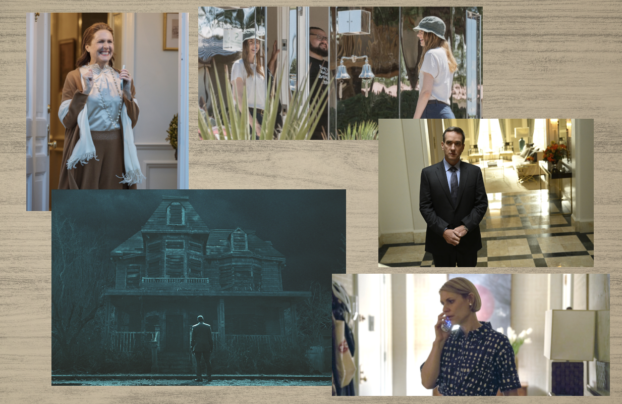 The Other Two, The Curse, Succession, Full Circle, The Fall of the House of Usher (Photos: Max/Showtime/HBO/Netflix; Primetimer graphic)